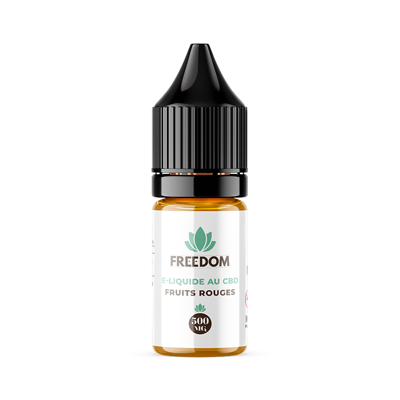 FREEDOM FRUITS ROUGES 500MG ELIQUIDE CBD 10ML