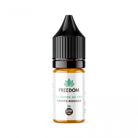 FREEDOM FRUITS ROUGES 500MG ELIQUIDE CBD 10ML