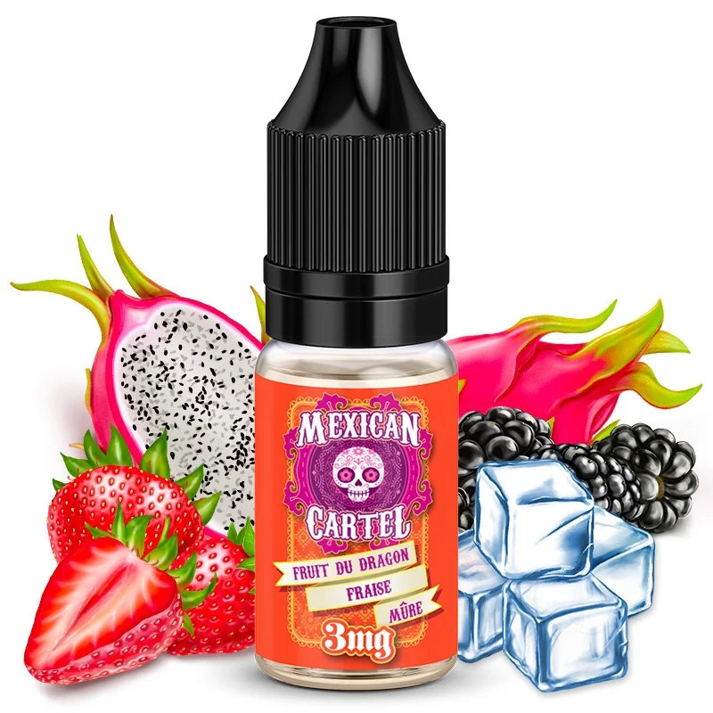 MEXICAN CARTEL FRUIT DU DRAGON FRAISE MURE 10ML