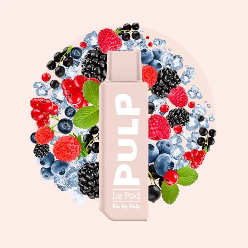 CARTOUCHE FLIP BY PULP FRUITS ROUGES GLACES