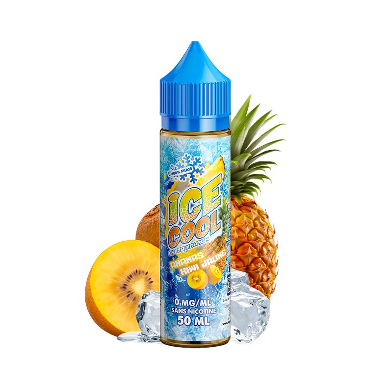 ICE COOL KIWI JAUNE ANANAS 50ML